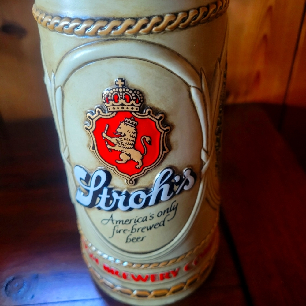 Stroh's Vintage Beer Stein